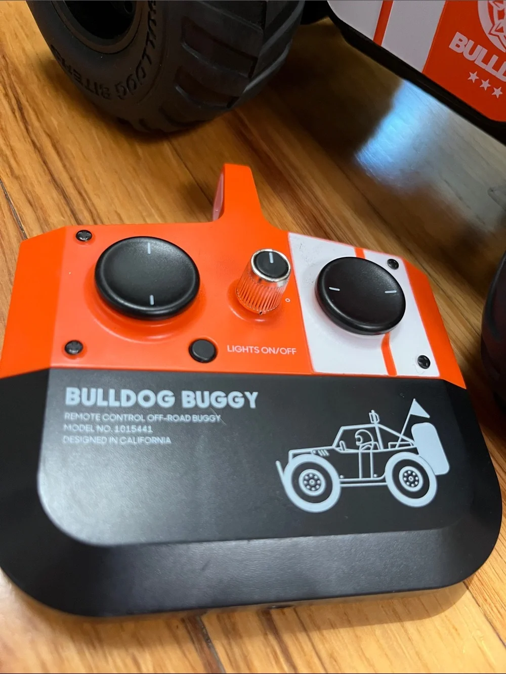 Remote Control Off-Road Buggy — Orange and White